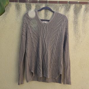 🟢Knitted hoodie sweater